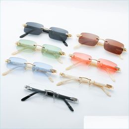 Lunettes de soleil Guay Mens Designer S Sun Lunettes Designers Luxe Plank Rec Rimless Cjeweler Dannyglasses Femme Gafas De Sol Drop Deliver Dh0R4