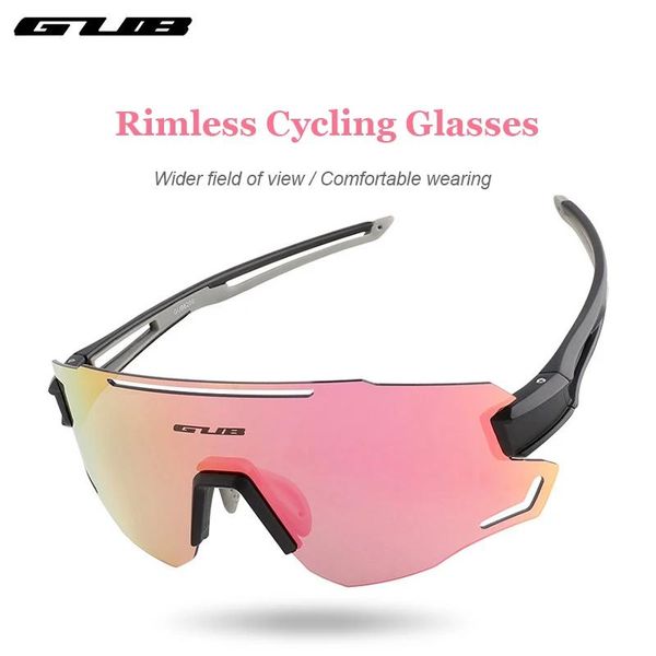 Lunettes de soleil GUB UV400 Polarisé / Photochromic Eyewear Men Women Bicycle Running Fishoor Sports Sports Cycling Goggles Protection Sunglasses