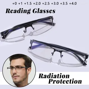 Zonnebril Half Frame Leesbril Mannen En Vrouwen Presbyopie High Definition Anti Straling Vermoeidheid Leesbril Unisex
