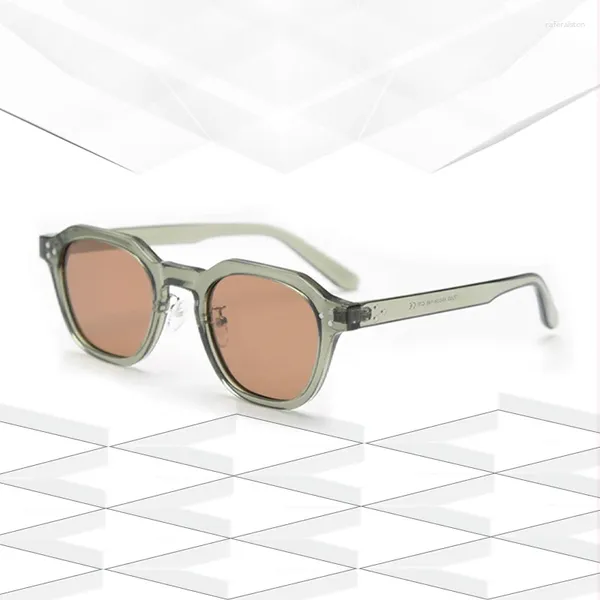 Gafas de sol HBK Retro polarizado para hombres para hombres Eyewear de alta calidad Conducción de estilo de verano Lunette de Soleil Homme