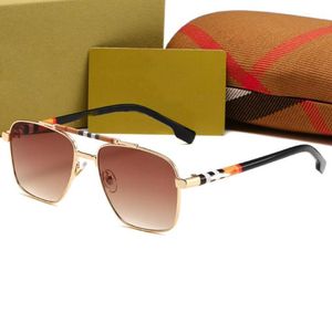 Zonnebrillen HD Nylon Lenzen UV400 Anti-Radiation Street Fashion Beach Catwalk Geschikt voor alle slijtage Matching Style Designer Sunglasses Unisex met doos