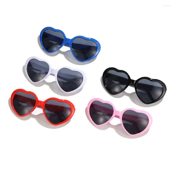 Lunettes de soleil en forme de coeur Special Effets Lunes Le cœur de la diffraction de coeur devient amour Image Fashion Creative Cadeaux