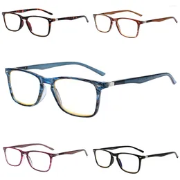 Zonnebril Henotin Leesbril Blauw Licht Blokkeren Vrouwen Mannen HD Lenzen Mode Comfortabele Brillen op sterkte 0 1.0 2.0 3.0 4.0