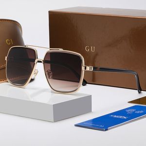 Lunettes de soleil Fashion High Quality UV 400 Lunettes New Mens Classic Eyewear Designer Sunglasses Gift