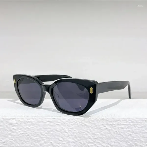 Lunettes de soleil Individu de haute qualité pour les hommes et les femmes Designer Cat-Eye Cadre Radiation Oculos Gafas de Sol Para Mujer