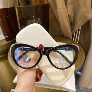 Zonnebrillen van hoge kwaliteit, nieuwe 3405, dezelfde kleine geur, platte lichte bril, zwart, kan overeenkomen met bijziendheid, mode, kattenogen, frame Female7FG9