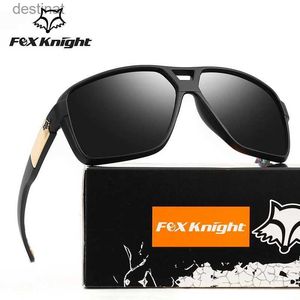Zonnebrillen Hoge Kwaliteit Zonnebril Voor Mannen Merk Ontwerp Vierkante Fietsbril Fietsen Zonnebril Mannen Mannelijke Fox Knight Road Fiets BrilL231219