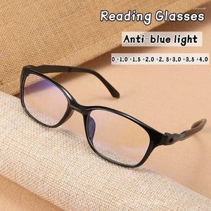 Lunettes de soleil de haute qualité TR90 BLUE BLOCK BLOCK DE LECTURES LECTURES PRESCRIPTION PRESBYOPIE COYEGLASSES POUR MEN DIOPTER