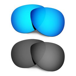 Zonnebrillen hkuco gepolariseerde vervangende lenzen voor feedback blauw/zwarte 2 paren