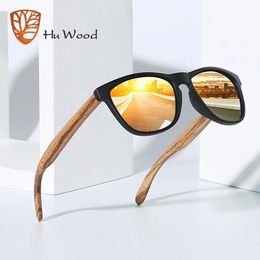 Óculos de sol hu madeira marca design bambu óculos de sol mar lentes gradiente uv400 condução sombra óculos de sol dos homens óculos gafas de sol hombr gr8012