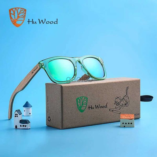 Gafas de sol Hu Wood Brand Diseño Niños Gafas de sol