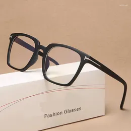 Gafas de sol en el diseñador de marcas de moda Square Anti-Blue Light Gasses Women Men 2024 Computadora de alta calidad Oculos retro