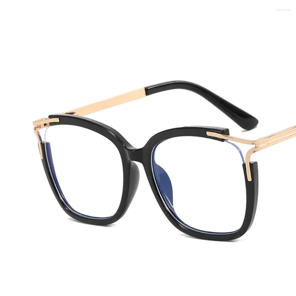 Lunettes de soleil Ins creuses bloquant la lumière bleue, charnière de printemps antidérapantes, confortables à porter pour cadeaux d'anniversaire de l'année