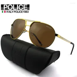 Lunettes de soleil Italie 1983 Police polarisées pour femmes hommes pilote de conduite avec protection UV 400 lunettes P8480
