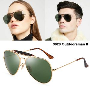 Zonnebrillen Jackjad Vintage Classic 3029 Outmensman II -stijl Zonnebril met Hood Brand Design optische glazen lens zonnebrillen oculos de sol