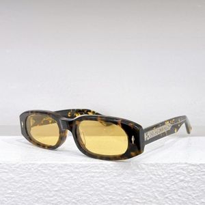 Lunettes de soleil JACQUES HULYA tendance épaisse haute qualité acétate ovale lunettes Original bijou luxe hommes lunettes pour femmes