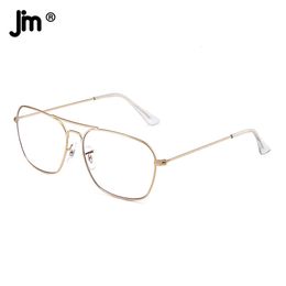 Gafas de sol JM Computer Blue Light Blocking Glasses Square Eye Protect Video Eyeglasses Anti Men Women 230629