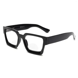 Zonnebril JM vierkante bifocale leesbril voor dames blauw licht blokkerende computer