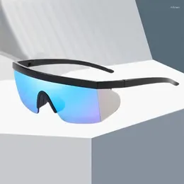 Sonnenbrille Joined Body Square Herren Outdoor Sport Mode Sonnenbrille Männer Radfahren Schutz Brillen UV400