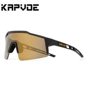 Gafas de sol Kapvoe Mountain conductor de lentes ciclismo Gafas de sol UV400 Mujeres Sports Running Eyewear Men Mtb Gafas de ciclismo de bicicleta