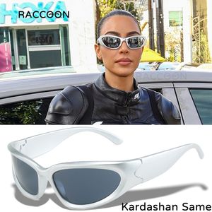 Gafas de sol Kardashan Deporte al aire libre Gafas de sol Mujer 2000S 90S Estética Y2K Gafas de sol Hombres Tonos vintage Moda Cool Punk Goggle Eyewear 230628
