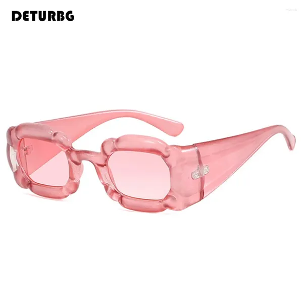 Lunettes de soleil Kawayi Petal en forme pour les femmes Festival Party Color Punk Pink Pink Sun-Sun Uv400 Protection Y2K Shades SG204