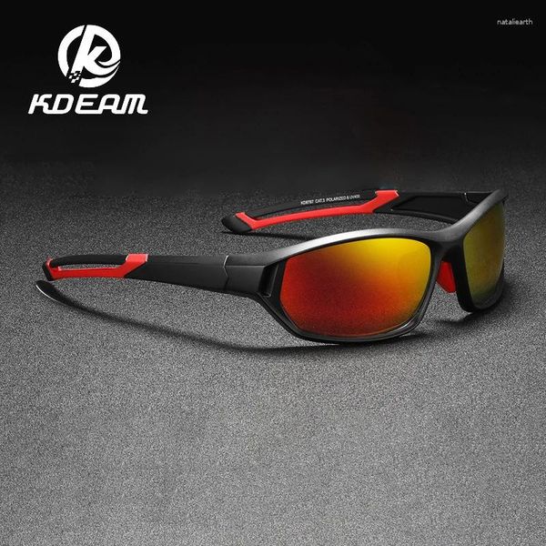 Gafas de sol KDEAM 2024 polarizadas hombres mujeres gafas de pesca UV400 antideslumbrante TR90 gafas deportivas ciclismo correr senderismo gafas