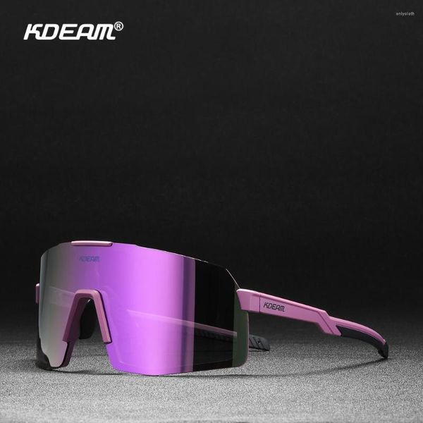 Gafas de sol KDEAM para ciclismo, gafas polarizadas para bicicleta, gafas deportivas para hombre TR90 Fram Shades MTB, gafas de protección para montar en carretera