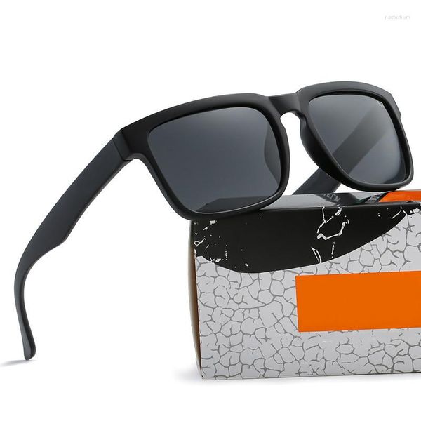 Gafas de sol KEN BLOCK de diseñador de marca para hombres, gafas de sol para mujeres, gafas de sol con revestimiento reflectante cuadrado espiado para hombres, gafas rectangulares, gafas