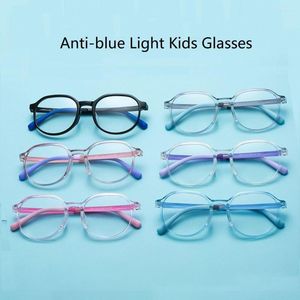 Gafas de sol para niños, gafas antiluz azul, moda para niños, niños y niñas, gafas con montura Ultra, gafas para ordenador en línea, protección para los ojos