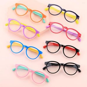 Gafas de sol Niños Azul Luz Bloqueo Gafas Computadora Silicona Videojuegos Anti Radiación Niños Gafas