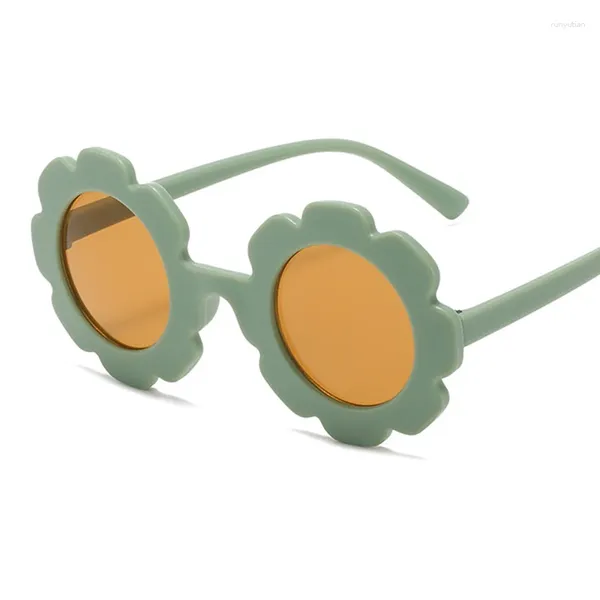 Lunettes de soleil enfants enfants rond dessin animé coquille lunettes de soleil filles garçons Sport nuances UV400 lunettes de Protection extérieure