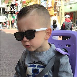 Gafas de sol Niños Polarizados Niños Clásico Diseñador de marca Anteojos Remache TAC TR90 Marco de seguridad flexible Sombras para niño niña 220705