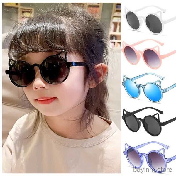 Lunettes de soleil pour enfants Lunettes de soleil Beautéeye Girls Brand Cat Eye Children Glasses Boys UV400 LENS LOBES BÉBÉ SUMES CUPER