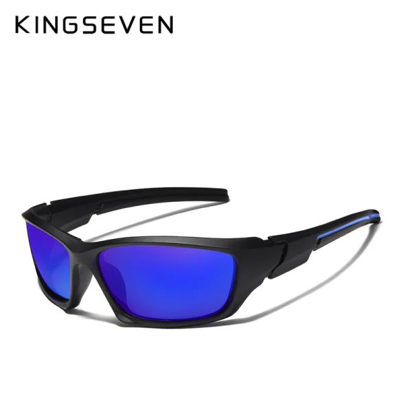 Lunettes de soleil Kingseven Fashion Cycling Polaris Sunglasses Men Luxury Brand Designer Vintage Drive Glêmes de soleil Male Goggles Shadow UV400