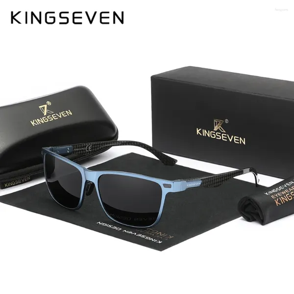 Lunettes de soleil Kingseven Men's Aluminium Femmes de haute qualité conduisant des lunettes de blocs anti-réflexion UV400 Polaris