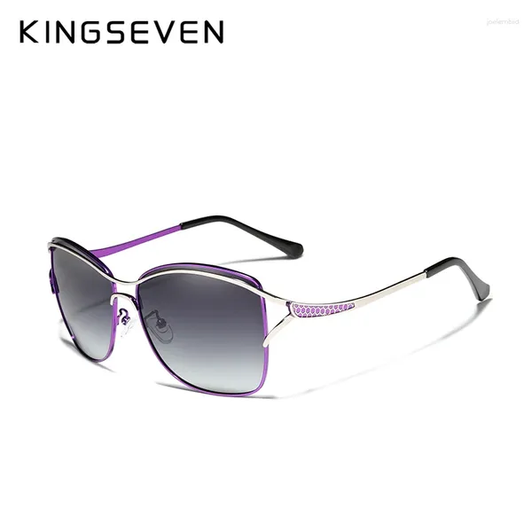 Lunettes de soleil Kingseven rétro pour femmes verres de soleil polarisé luxe dames marque de créateur de draft tente.