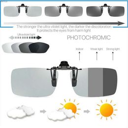 Gafas de sol Klassnum Polarización óptica Gafas de sol para hombres Capas de clip para miopía Día y noche conduciendo con gafas estrechas240403