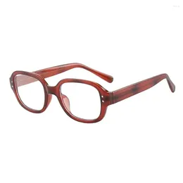 Gafas de sol Corea Retro Leopardo Anti-Luz Azul Gafas Mujeres Sin Maquillaje Estilo Hombres Oficina Ultraligero Gafas Cuadradas