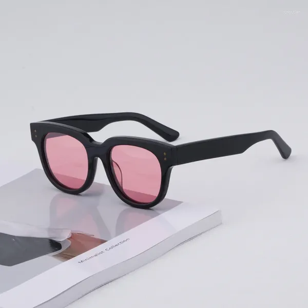 Lunettes de soleil style coréen à la mode rétro célébrité à la mode avec les mêmes hommes et femmes