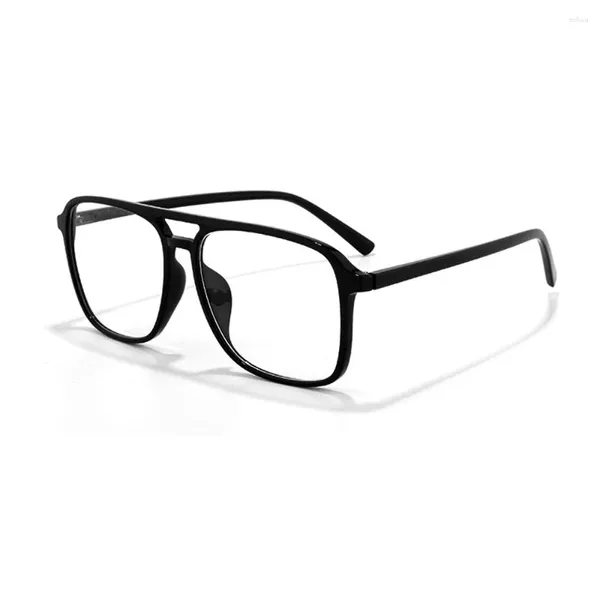 Gafas de sol de gran tamaño cuadrado doble puente gafas de lectura casuales gafas ópticas de lujo para hombres mujeres 1 1,5 2 2,5 3 3,5 4