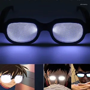 Lunettes de soleil LED Light Glasses Personnalité Funny Dance Performance Tiktok Boom Conan The Same