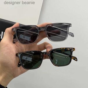 Gafas de sol Leopardo Verde oscuro Gafas de sol cuadradas para hombre Sombra Gafas de sol para hombre Diseñador de marca Viajes Retro Gafas De SolC24320