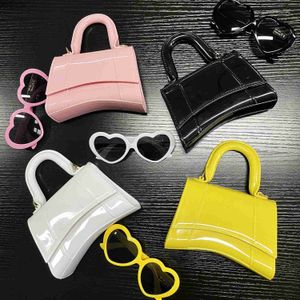 Lunettes de soleil Little Girls Bourses 2022 Designer Kids Sacs Handsbag Sunglasses Kid Purse Set Bolsas Inspiradaxw