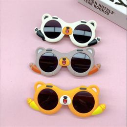 Gafas de sol Little Tiger para niños, niñas, bebés, dibujos animados, sombrilla, espejo, gafas para niños