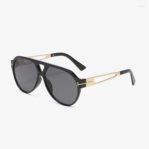 Lunettes de soleil de luxe Designer Fashion T pour hommes et femmes Lunettes de soleil pilotes de marque élégante