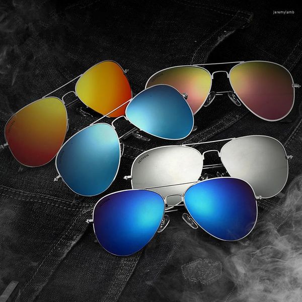 Gafas de sol polarizadas de lujo para hombre, gafas de sol de conducción para hombre y mujer, diseñador de marca, piloto negro UV400 3026