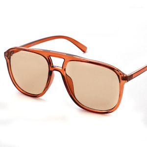 Lunettes de soleil Marc 2021 Lunettes carrées de marque surdimensionnées Design Trendy Mens Classic Femmes Men Rivet Sun Verres Vintage Shades1 215V