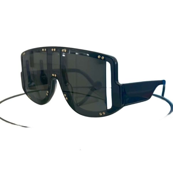 Gafas de sol Máscara de gran tamaño para mujeres Hombres Gafas de espejo plateadas de gran tamaño Gafas de sol de diseñador Gafas De Sol UV400 Estilo de gafas Diseño clásico Moda