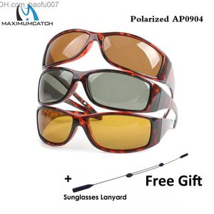 Gafas de sol Maximumcatch Marco de tortuga pesca con mosca gafas de sol polarizadas gris / amarillo / marrón pesca gafas de sol Z230717